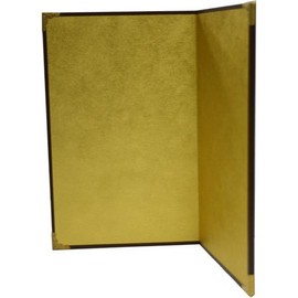 Mini Gold 屏風 2 Songs (Medium) Gold Ground 205 X 260 mm