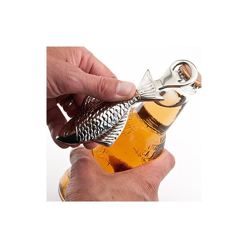 Epic Products Chrome Fish Bottle Opener, Multicolor