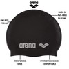 Arena Classic Unisex Soft Silicone Swim Cap for Women and