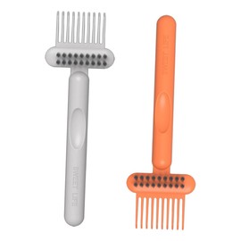 Mikinona Hairbrush 2pcs Hair Cleaning Brush for Comb Bristle Brush Vented Detangler Hair Brush Hairbrush Cleaning Kit