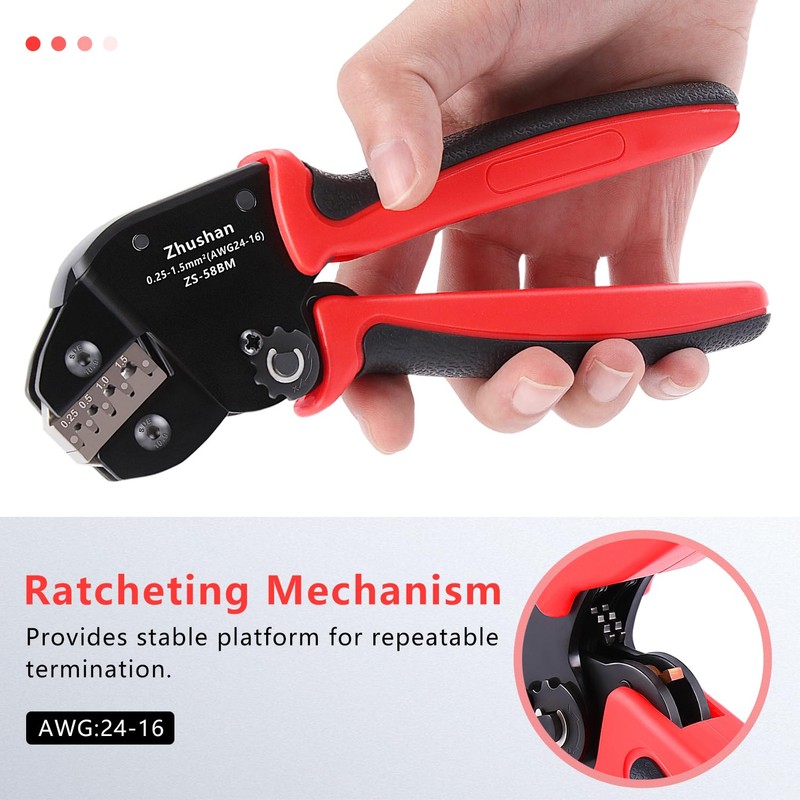 Zhushan JST Connector Kit with Open Barrel Crimper - 590PCS