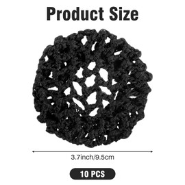 Pack of 10 Hair Net Dark Blonde Riding, Hair Net Riding Tournament, Hair Net Ballet Children, Ballet Bun Net, Light, Net for Bun Children