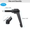 sourcing map 4pcs Clamping Lever Adjustable Handle Set Metric M8