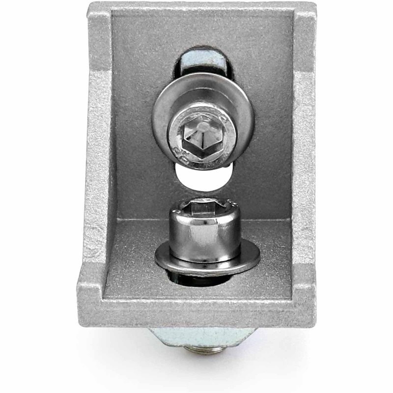 Aluminium Profile 40 x 40 Angle Mounting Set Aluminium Mounting