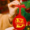 Initial Ornament for Christmas Tree Decorations - 12x10cm - Xmas