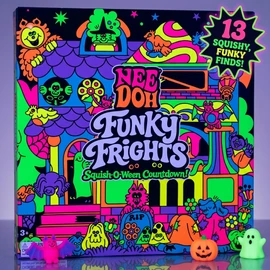 Halloween Advent Calendar for Kids – 13-Day Spooky Squishy Slow-Rise Toy Countdown Gift Box