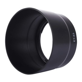 CELLONIC® Lens Hood Compatible with Canon EF-S 55-250 mm f/4-5.6 is STM - ET-63 Lens Sun Visor Camera Lens Hood