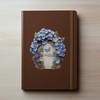 Hydrangea Flower Garden House - Fairy Door Wall Sticker
