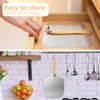 Luvan Aluminum Metal Pizza Peel with Foldable Wooden Handle,12x14 Inch