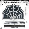 kaiolbly Halloween Spider Web Bath Mat 18 x 28 Inch