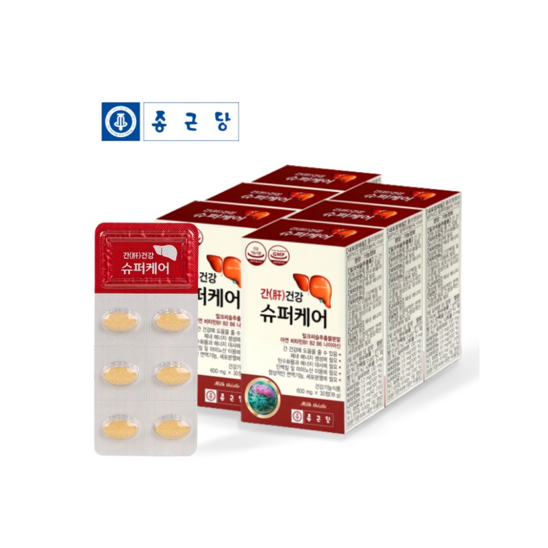 Chong Kun Dang Liver Health Milk Thistle Super Care 120
