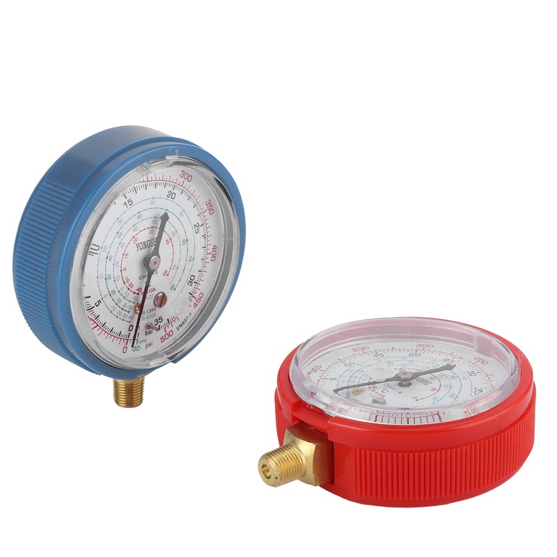 Air Conditioning Fluoride Pressure Gauge High/Low Pressure Meter AC Repairing