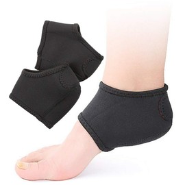 HappyHome Heel Support, Shock Absorption, Blister Prevention, Cushion Insole, Foot Protection, Heel Crack Care, Set of 2 (Large)