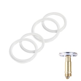 4 Pcs 34mm O-Ring Gaskets - Universal Sink Seals for Bath Plug, Pop-Up Waste, and Push-Type Drainage Systems in Wash Basins or Bathtubs