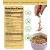 Dried Ramen Toppings, 220G/7.76OZ Dehydrated Vegetables, Natural Freeze Dried Vegetables,