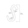 Brute Strength - S Shaped Hooks Wrapped in Full Grain