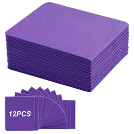 TiMOVO Trading Card Dividers for Commander Deck Boxes with Built-in Slots, 12 PCS Card Supporters Separator for MTG TCG Sports Cards Organizer Box, 2.91×3.35in, Purple