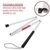 Aluminium Alloy Folding Stick Portable Mobility Stick Foldable Blind Stick