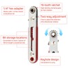emperoch 2 Pieces Mini Ratchet Wrench Set Ratcheting Screwdriver Wrenches