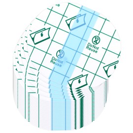 100Pcs Waterproof Bandaids, Adhesive Transparent Film Dressing Bandages