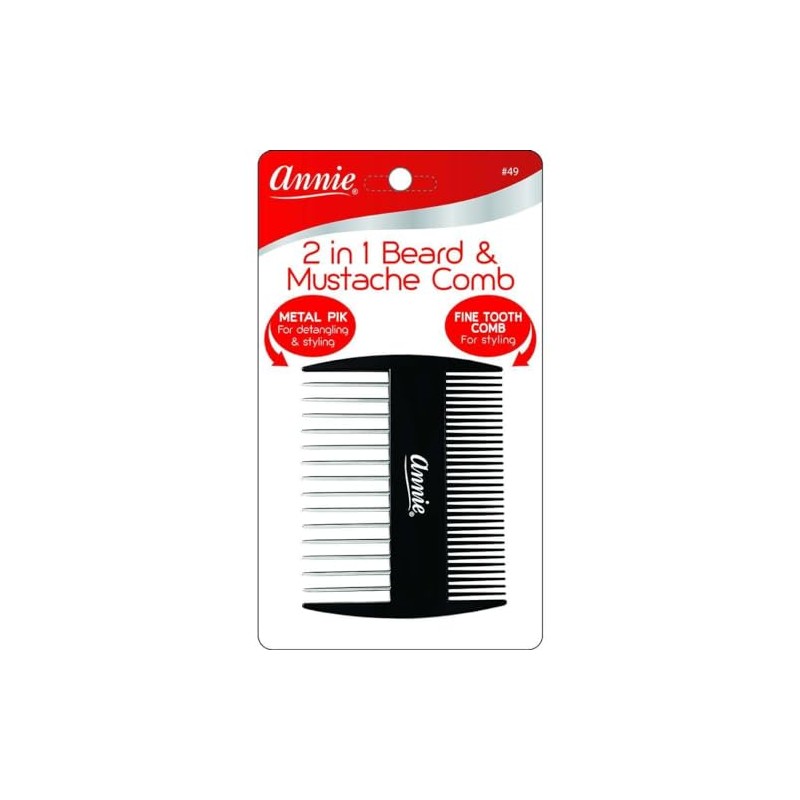 Annie Comb 2 In 1 Beard & Mustache 000491