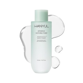 HANYUL Artemisia Soothing Liquid Toner (Vegan) | Hydrating & Calming Korean Face Toner with Centella Asiatica, Panthenol & Glycerin | Lightweight, Non-Sticky Skin Prep for Sensitive Skin
