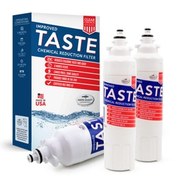 Clear Choice Taste Filter Replacement for LG LT800P ADQ32617703 Filter Compatible with RWF1160 RWF3500A WF-1040A BM-LP8 Refrigerator Water Filter, NSF/ANSI 42, Box of 3, Made in the USA