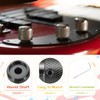 MECCANIXITY 4PCS Guitar Knobs Metal, Volume Tone Control Dome Knobs