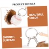 SAFIGLE 3pcs Baseball Keychain Mini Softball Keychains Stylish Bag Accessories