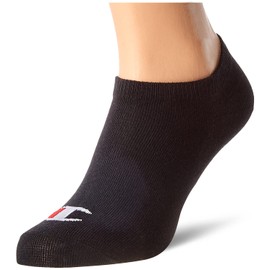 Champion Core 6PP Sneaker Casual Socks, Black, 35-38 (Pack of 6)