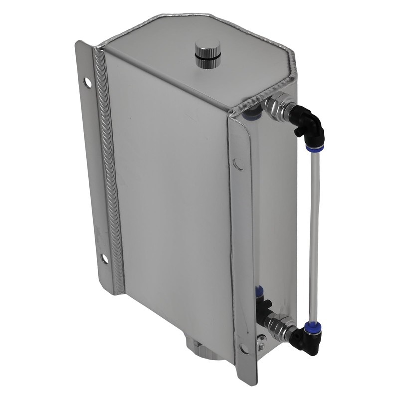 maXpeedingrods Universal 2L Radiator Overflow Tank Aluminium Alloy Coolant Engine