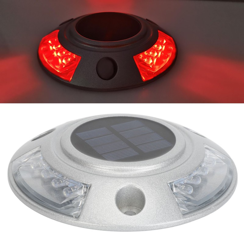 Solar Road Stud Light IP68 Waterproof Aluminum Alloy Automatic Lighting