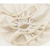 FiveSeasonStuff Pack of 2 Foldable Light Beige Cotton Linen Storage