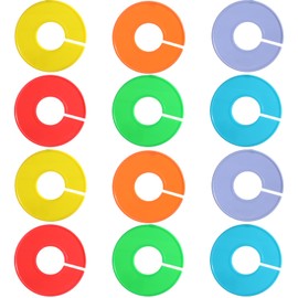 Closet Dividers for Hanging Clothes 12Pcs Clothing Rack Size Dividers Clothes Size Dividers Clothing Rack Dividers Size Rings for Clothing Racks for Sorting Clothing Size