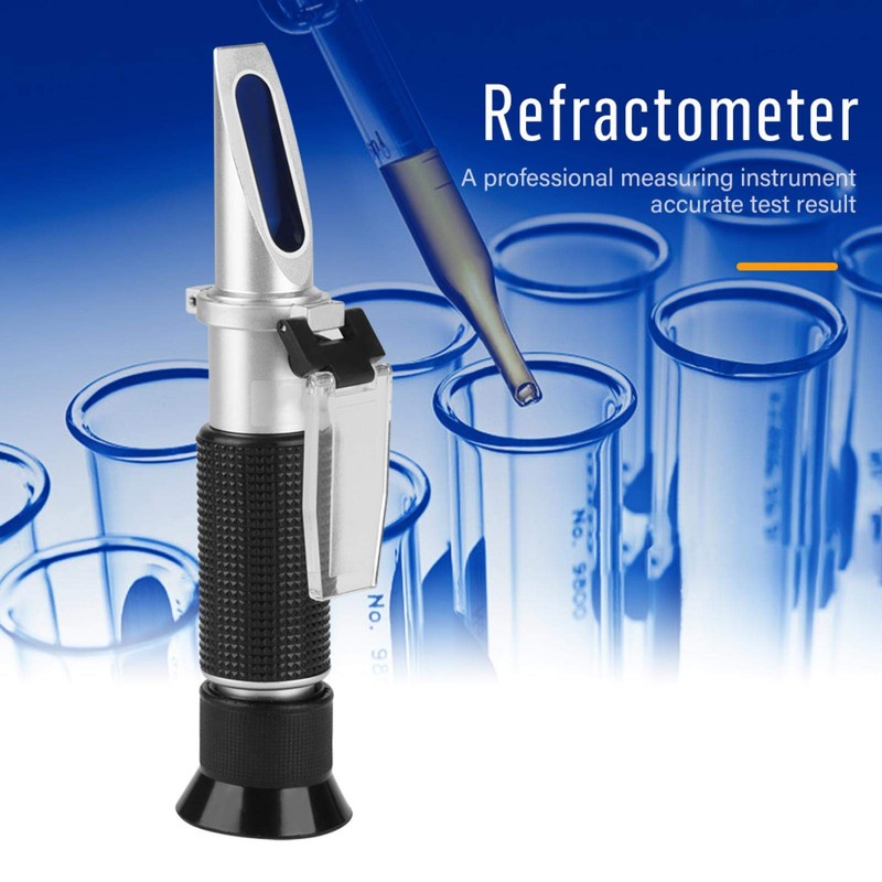 Professional Hand-Held Accurate Refractometer Salinity Refractometer 0-100‰ Cutting Oil Liquid