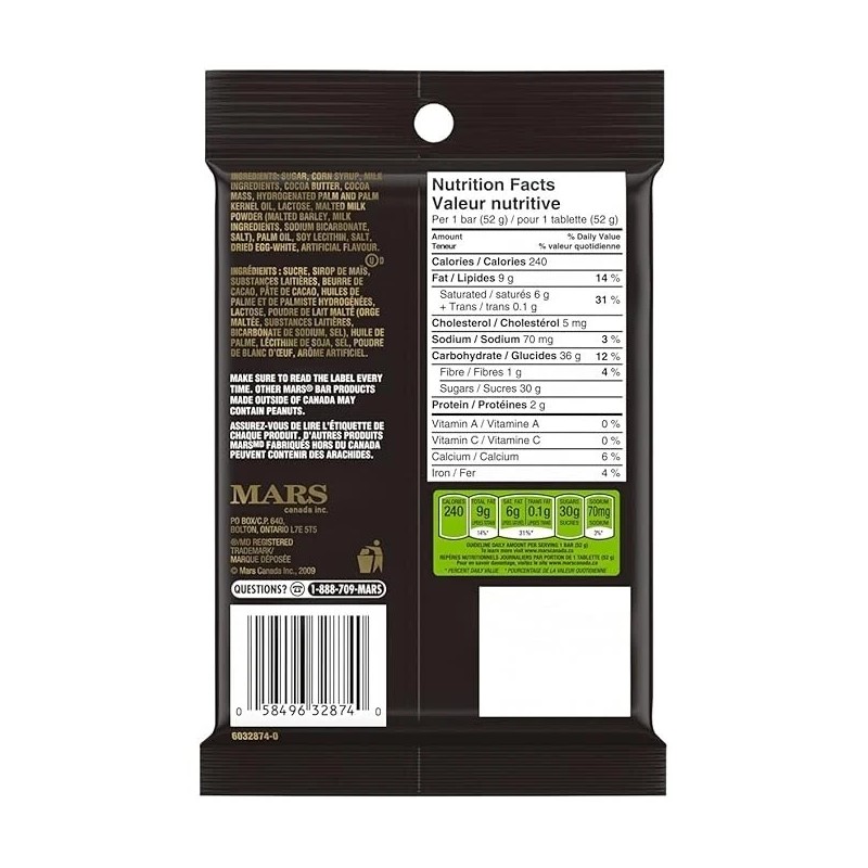 Mars Chocolate Bars 4 Full Size Bars exp 09/2025