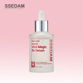 Sedam Cedam Real Lacto Red Label Vital Magic Re Serum Essence 50ml Moisture Moisturizing Aging Soothing / 쎄담 리얼락토 레드라벨 바이탈 매직 리 세럼 에센스 50ml 수분 보습 노화 진정
