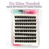glue-free False Eyelashes,1s Wearing Starter Friendly Kit,Ultra Soft Clear Band,False