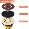 Hook and Loop Soft Sponge Cushion Buffing Backing Pads, 12.5