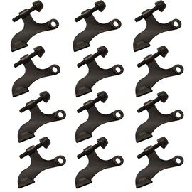 Oil Rubbed Bronze Deluxe Hinge Pin Door Stops - Pack of 12 Door Stops