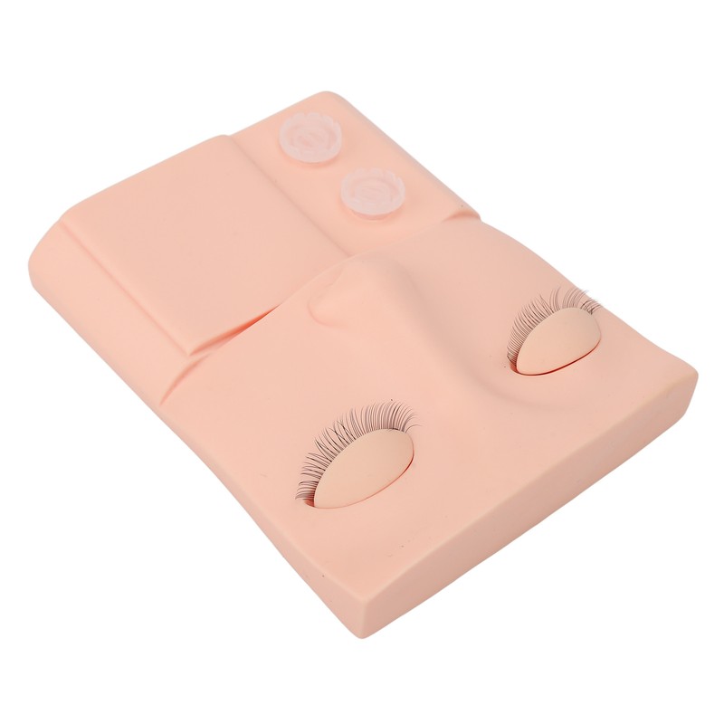 Lash Mannequin Head Replaceable Eyelid Eyelash Extension Practice Makeup Training