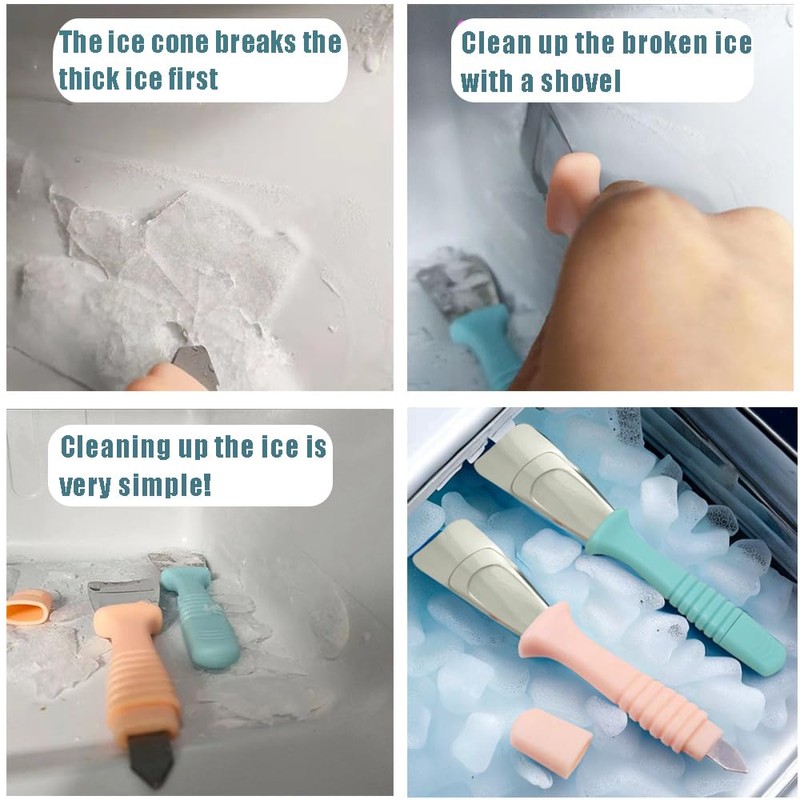 Ouliget Fridge De Icer Ice Scraper,Cleaning Freezer Frost Shovel Defrosting