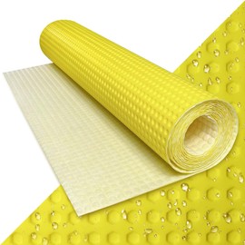 MAXKOSKO 108 Sq.Ft. uncoupling Membrane for Tile, 1/8''(3mm) Thick Waterproof Heated Flooring underlayment Mat Tile Crack Prevention for Bathroom Shower Kitchen Basement