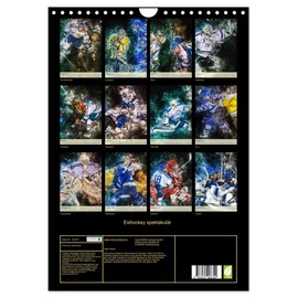 Ice Hockey Spectacular (Wall Calendar 2025 DIN A4 High), CALVENDO Monthly Calendar