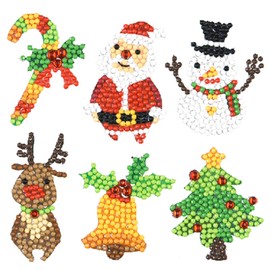 Diamond Painting Sticker Set Christmas Craft Kit for Children Age 5+