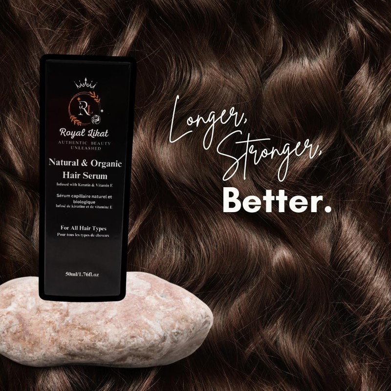 Hair serum Infused with Keratin, Vitamin E & more
