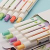 5PCS Zennyth Retractable Gel Pens Set, Quick Dry Black Ink