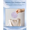 SENCCO Slim Retainer Case, Medical-Grade Plastic, BPA Free, Travel Retainer