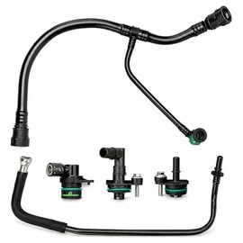 Kit de reparación de válvula y tubo de ventilación del cárter (PCV) compatible con Chevy Cruze Malibu Trax Buick Encore Reemplazo # 12637666, 12685407 12665644 12673862 12640659