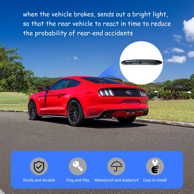 DVeiyQuant Third 3rd Brake Light High Mount Stop Light 3rd